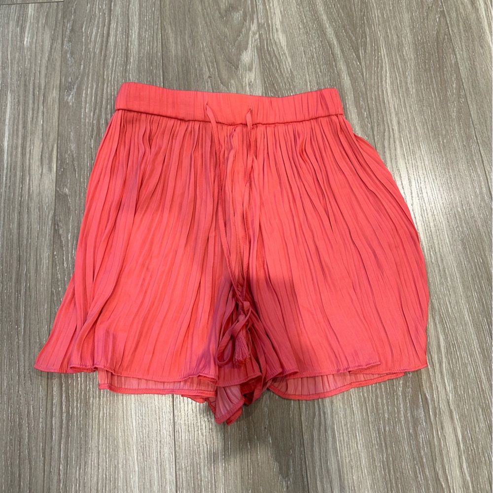 Zara Pleated Flowy Baggy Relaxed Shorts